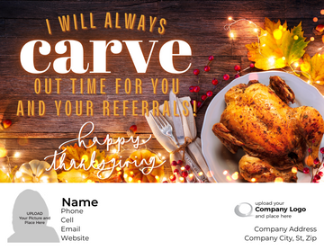 Carving Out Time - QTY 50 - $2.98 Per Gift