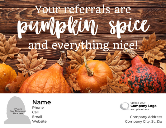 Pumpkin Spice - QTY 25 - $6.36 Per Gift