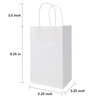 Small White Bag - QTY 100 - 39¢ Per Unit