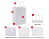 Small White Bag - QTY 100 - 39¢ Per Unit