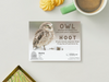 OWL always be there for your referrals! - Customized Card - QTY 25 - $0.98 Per Card