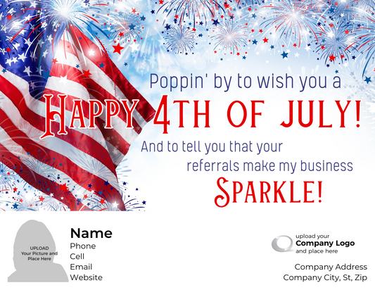 Happy 4th of July - QTY 24 - $4.13 Per Gift