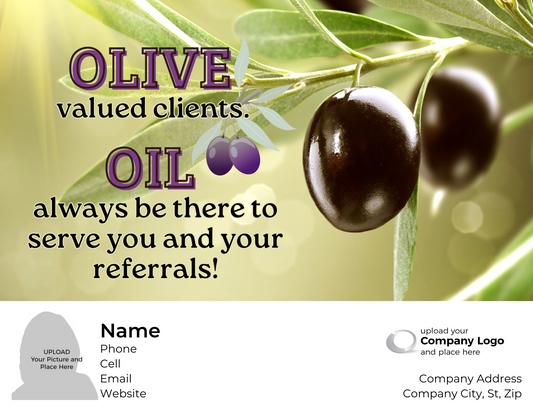 Olive Clients  - QTY 50 - $3.78 Per Gift